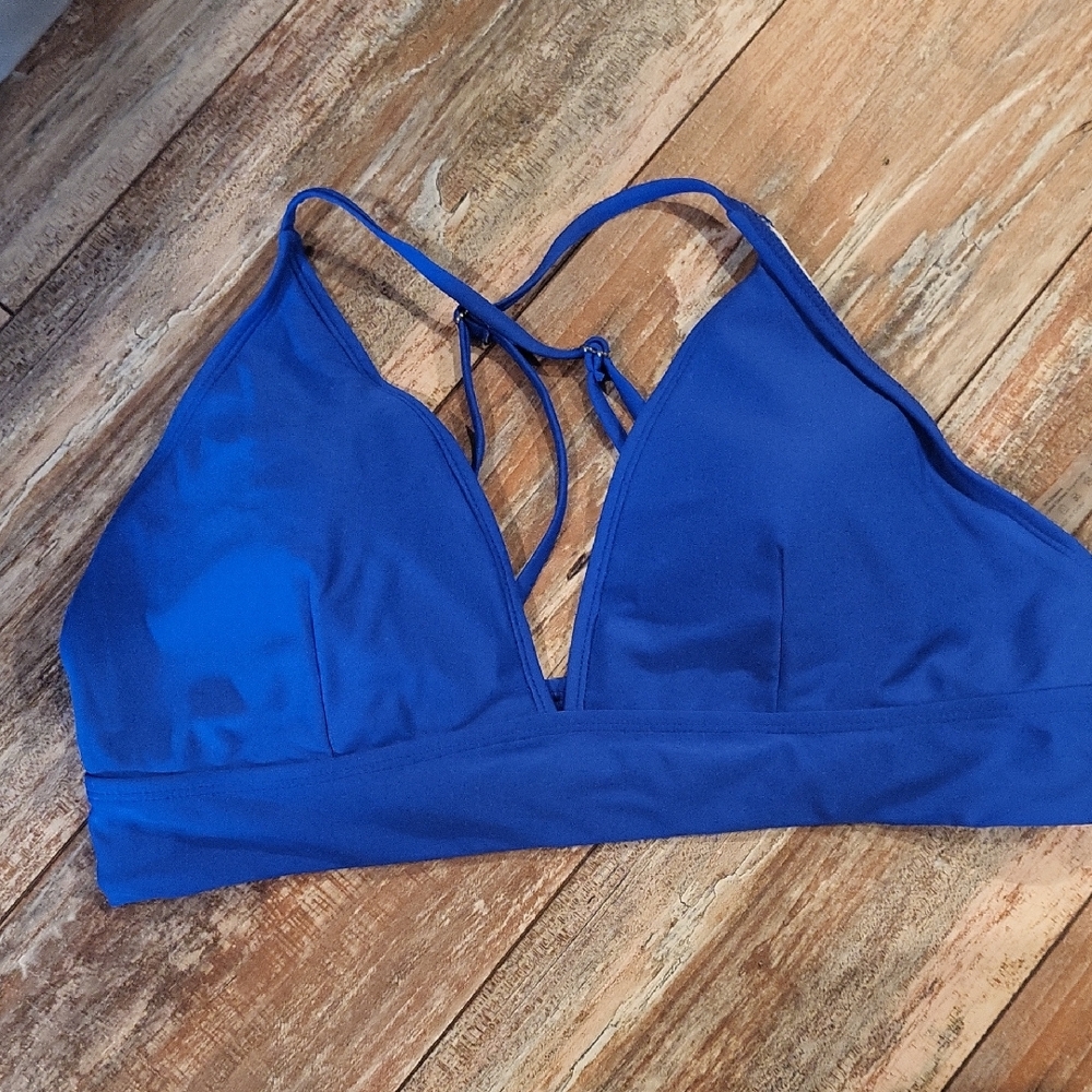 Target Blue Bikini Top Swimwear